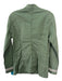 L'agence Size S/P Army Green Cotton Long Sleeve Sailor Buttons 4 Pocket Jacket Army Green / S/P