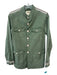 L'agence Size S/P Army Green Cotton Long Sleeve Sailor Buttons 4 Pocket Jacket Army Green / S/P