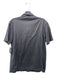 Canali Size 50 Dark Gray Cotton Solid Polo Men's Short Sleeve 50