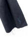 Yves Saint Laurent Black Wool & Cashmere Felt Fringe Embroidered Logo scarf Black / One Size