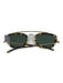 Krewe Black, Brown & Gold Metal Acetate Tortoise Bar Case Inc. Sunglasses Black, Brown & Gold