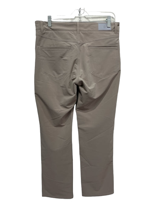 Peter Millar Size 32 Dark Tan Synthetic Solid Khakis Men's Pants 32