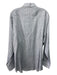 Emanuel Berg Size XL Grey Linen Solid Button Down Men's Long Sleeve Shirt XL