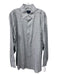 Emanuel Berg Size XL Grey Linen Solid Button Down Men's Long Sleeve Shirt XL