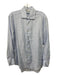 Stenstroms Size S Blue Linen Solid Button Down Men's Long Sleeve Shirt S