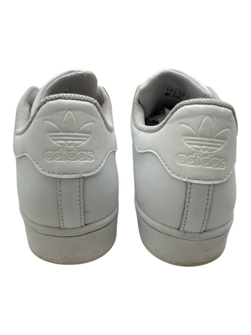 Adidas Shoe Size 11 AS IS White Leather Solid Sneaker Men's Shoes White / 11