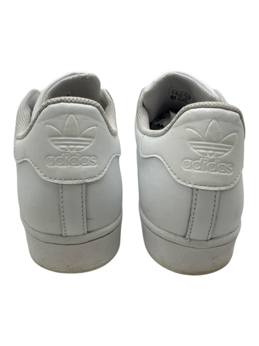 Adidas Shoe Size 11 AS IS White Leather Solid Sneaker Men's Shoes White / 11