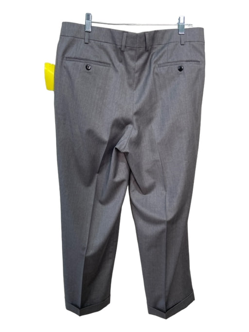 Hiltl Size 38 Light Gray Wool Solid Dress Cuffed Men's Pants 38