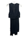 Helmut Lang Size 0 Black Rayon & Viscose Zip Detail Sleeveless Dress Black / 0