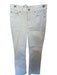 Pistola Size 25 White Cotton Blend Denim Straight Leg Pockets Jeans White / 25