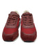 Bally Shoe Size 9.5 New Red & White Suede Solid Sneaker Men's Shoes 9.5