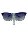 Kate Spade Blue Acetate Mirrored Wayfarer Sunglasses Blue