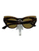 Gucci Brown Acetate Tortoiseshell Cat Eye Tinted Lens Sunglasses Brown