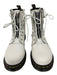 Dr Marten Shoe Size 9 White Leather Zip Laces Boots White / 9