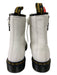 Dr Marten Shoe Size 9 White Leather Zip Laces Boots White / 9