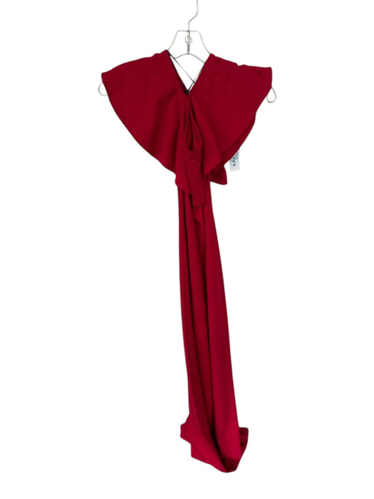 Karlie Size L Red Rayon Blend Off Shoulder Wide Leg Jumper Red / L