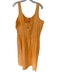 Loft Size XL Orange Cotton Sleeveless Smocked Waist Maxi Dress Orange / XL