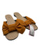 Zara Shoe Size 40 Orange & Tan Bow Heeled Slip On Sandals Orange & Tan / 40