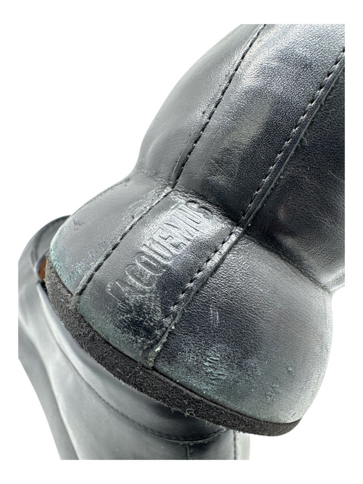 Jaquemus Shoe Size 45 Black Leather Solid Dress Men's Shoes Black / 45