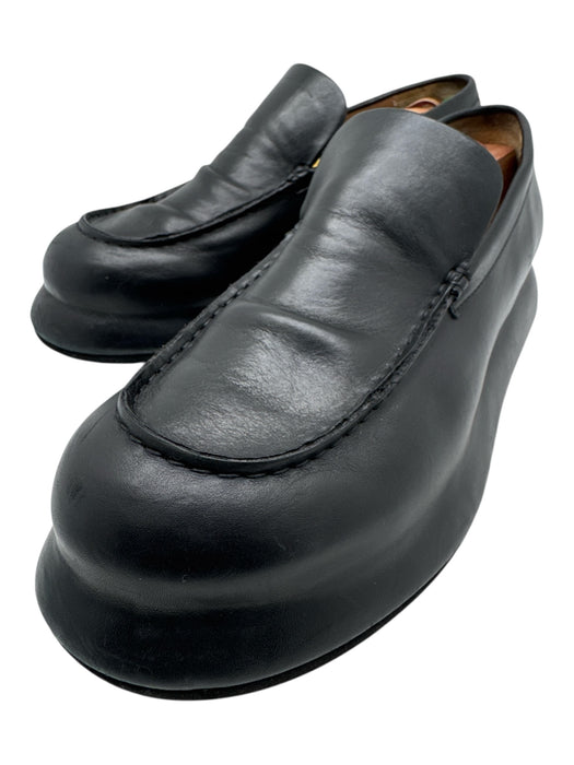Jaquemus Shoe Size 45 Black Leather Solid Dress Men's Shoes Black / 45