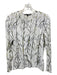 Proenza Schouler Size Large White, Black & Yellow Cotton Long Sleeve Top White, Black & Yellow / Large