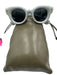 Loewe Light Blue Acetate Gold Tone Details Puffy Wayfarer tinted lens Sunglasses Light Blue
