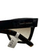 Saint Laurent Black Acetate Square Geometric Tinted Lens Sunglasses Black