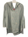 Johnny Was Size XXL Sage green Cotton Blend Embroidered Star Motif Sweater Sage green / XXL