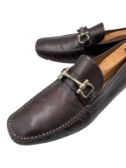 Ferragamo Shoe Size 9D Brown Leather Solid Driver Men's Shoes Brown / 9D