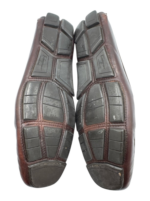 Ferragamo Shoe Size 9D Brown Leather Solid Driver Men's Shoes Brown / 9D