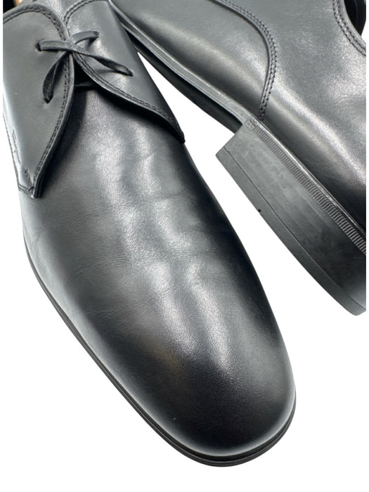 Ferragamo Shoe Size 9 Black Leather Solid Dress Men's Shoes Black / 9