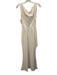 La Petite Robe Chiara Boni Size 44 Cream White Polyamide Blend Boat Neck Gown Cream White / 44