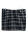 Alice + Olivia Size 10 Black & White Polyester Tweed Mini Back Zip Skirt Black & White / 10
