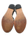 Adrienne Vittadini Shoe Size 7.5 Black & Beige Leather Espadrille Sandals Black & Beige / 7.5