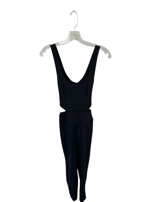 FP Movement Size M Black Spandex Side Cut Out crisscross back Athletic Jumpsuit Black / M