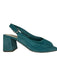 Seychelles Shoe Size 10 Teal Suede open toe Slingback Block Heel Shoes Teal / 10