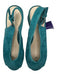 Seychelles Shoe Size 10 Teal Suede open toe Slingback Block Heel Shoes Teal / 10