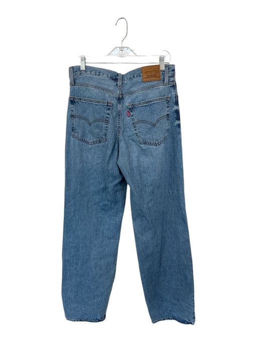 Levi's Size 29 Med Light Wash Cotton High Waist Wide Leg Jeans Med Light Wash / 29