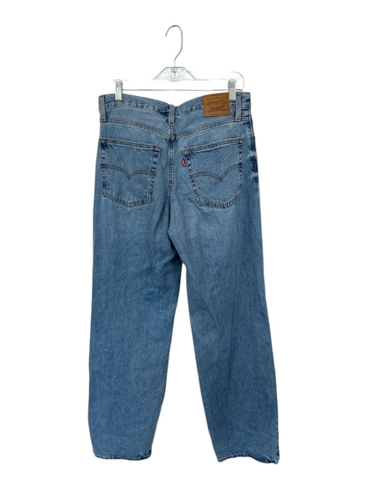 Levi's Size 29 Med Light Wash Cotton High Waist Wide Leg Jeans Med Light Wash / 29