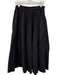 Free People Size S Black Cotton Elastic Waist Maxi Skirt Black / S