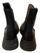 Ganni Shoe Size 41 Black Leather Platform Lug Boots Black / 41