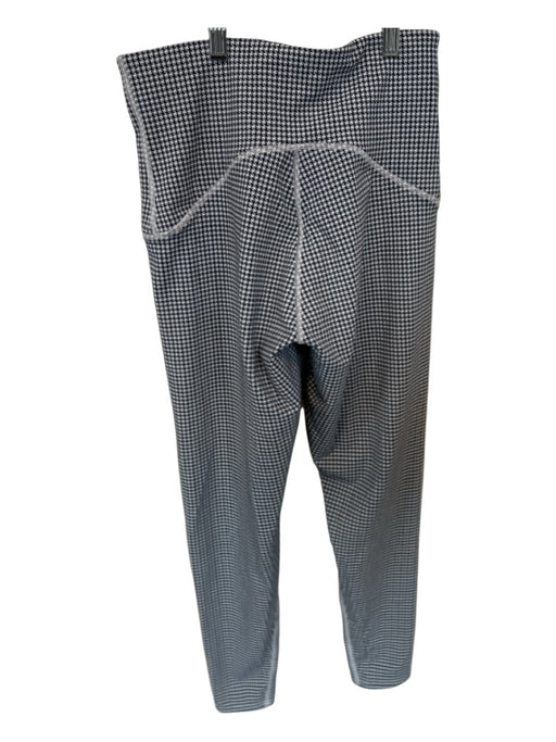 Spanx Size M Navy & white High Waist Houndstooth Athletic Leggings Navy & white / M