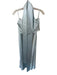 Mare Mare Size M Ice Blue Polyester Blend Maxi Halter Neck Cowl neck Skirt Set Ice Blue / M