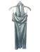 Mare Mare Size M Ice Blue Polyester Blend Maxi Halter Neck Cowl neck Skirt Set Ice Blue / M