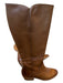 Frye Shoe Size 8B Brown Leather Side Zip Knee High Boots Brown / 8B