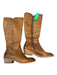 Frye Shoe Size 8B Brown Leather Side Zip Knee High Boots Brown / 8B
