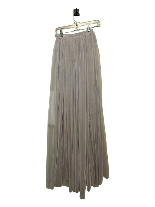 Beauut Size 4 Lavendar Polyester Tulle Elastic Waist Maxi Skirt Lavendar / 4