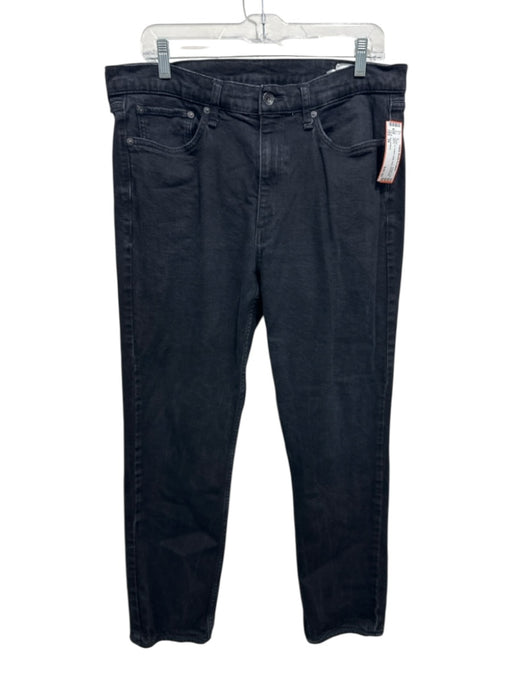 Rag & Bone Size 34 Black Cotton Solid Jean Men's Pants Black / 34