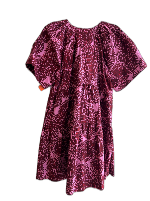 A.L.C. Size 4 Pink 100% Cotton V Neck Short Sleeve Pockets Mini Dress Pink / 4