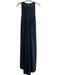 Sweaty Betty Size Small Black Elastane Round Neck Sleeveless High Low Maxi Dress Black / Small